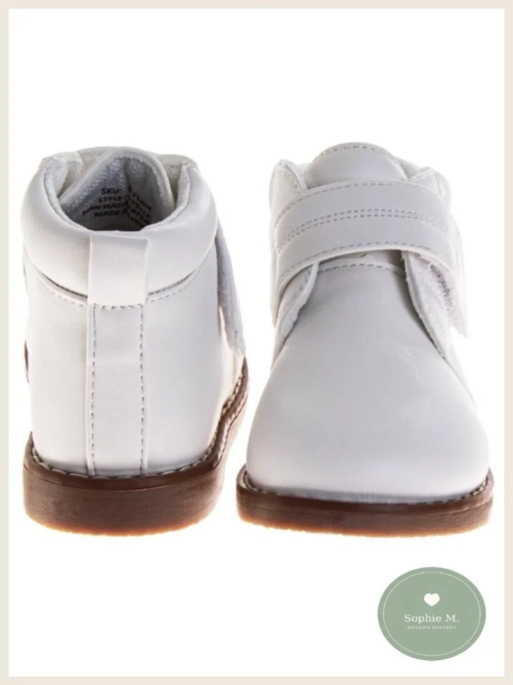 Josmo Baby Strap Boots Faux Leather Non-Slip First Walking Shoes